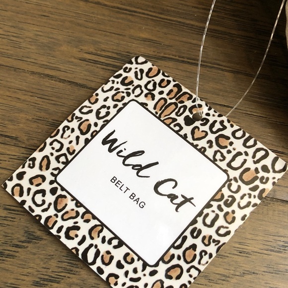 Brighton Wild Cat Leopard animal print belt bag New with Tags - Picture 4 of 7